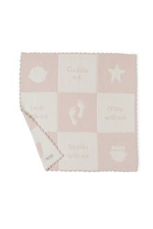 Baby | CozyChic Cuddle Receiving Blanket | Pink/Pearl