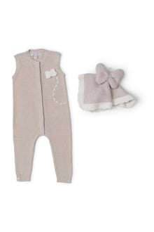 Baby | Cozychic Ultra Lite Butterfly Onesie Set | Stone