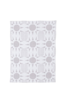 CozyChic Sun Mosaic Blanket | Sea Salt/Fog Gray