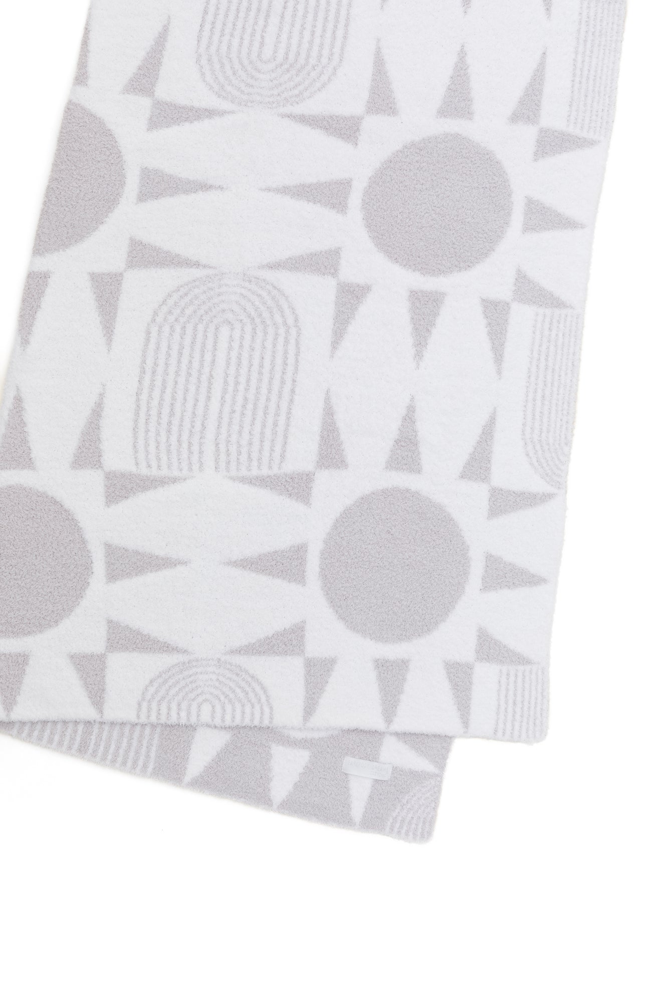 CozyChic Sun Mosaic Blanket | Sea Salt/Fog Gray
