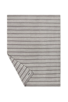 CozyChic Doubled Stripe Blanket | Beach Rock/Cream
