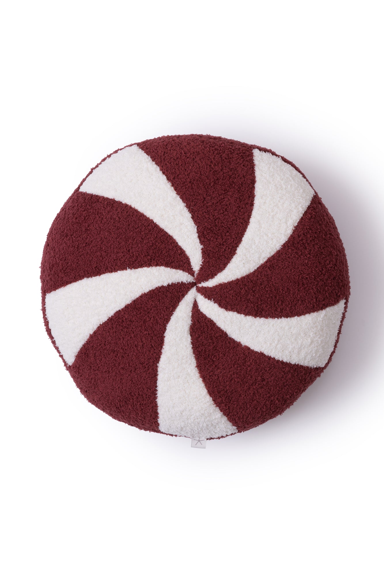CozyChic Peppermint Pillow | Cream/Crimson