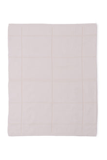 CozyChic Cotton Tonal Plaid Throw | Cream
