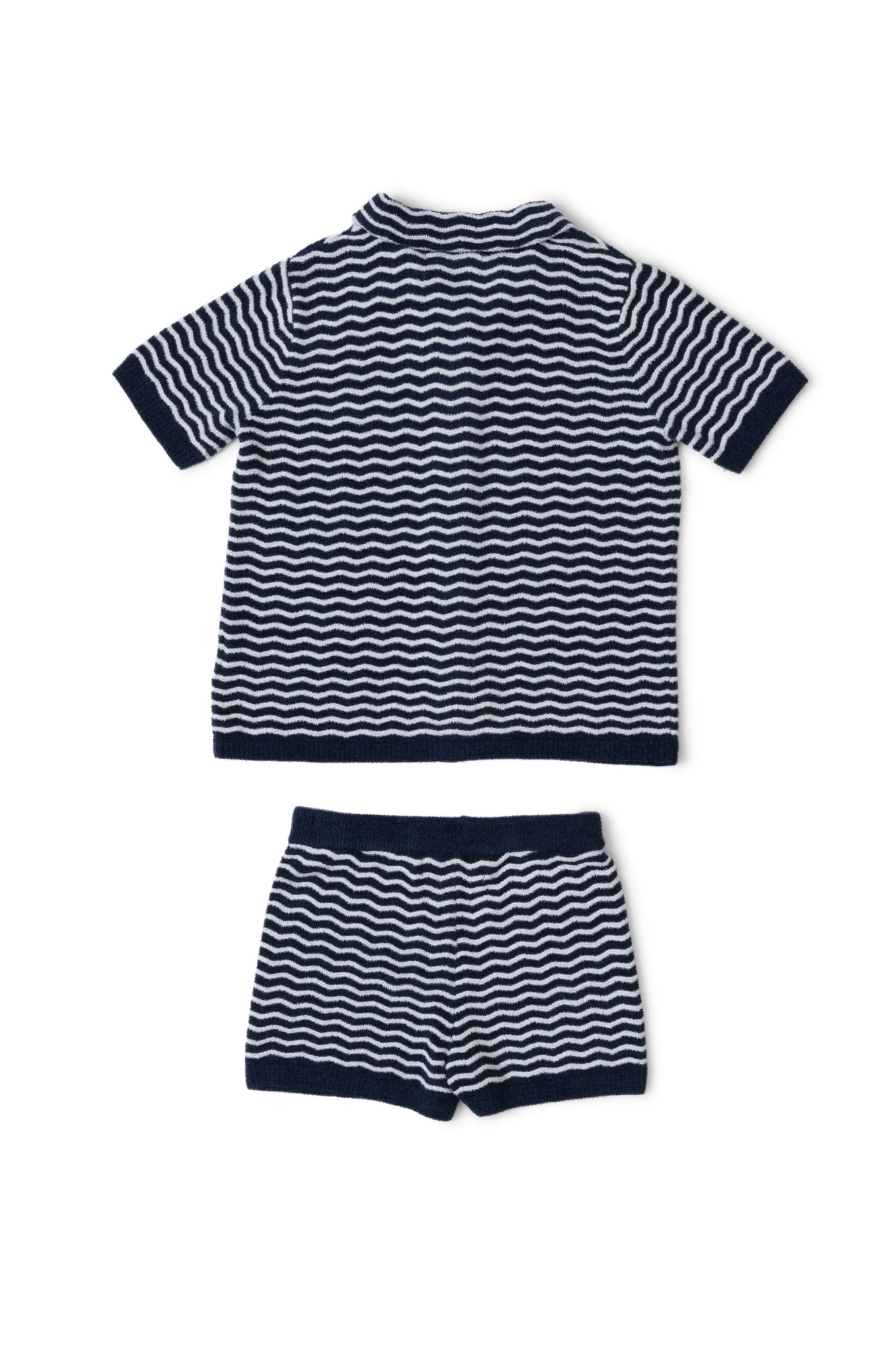 Toddler | CozyChic Ultra Lite Wave Cabana Set | Marine/Pearl