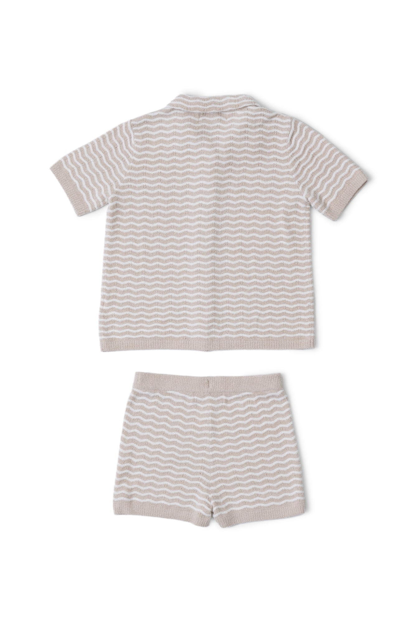 Toddler | CozyChic Ultra Lite Wave Cabana Set | Stone/Pearl