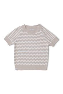 Toddler | CozyChic Ultra Lite Wavy Raglan Tee | Stone/Pearl