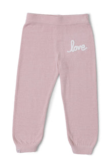 Toddlers | Cozychic Ultra Lite Love Stitch Jogger | Pink Peonie/Pearl