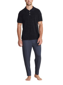 Mens | CozyChic Ultra Lite Short Sleeve Polo | Black