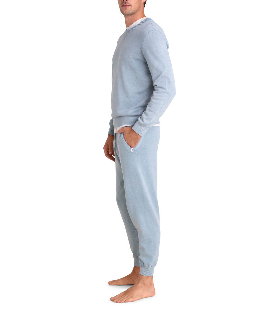 Mens | SunBleached Jogger Pants | Washed Denim