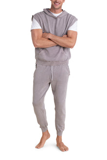 Mens | SunBleached Sleeveless Hoodie | Beach Rock