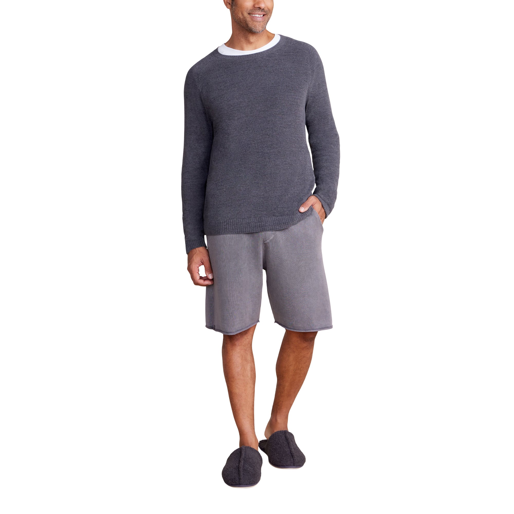 Mens | SunBleached Rolled Edge Shorts | Faded Black