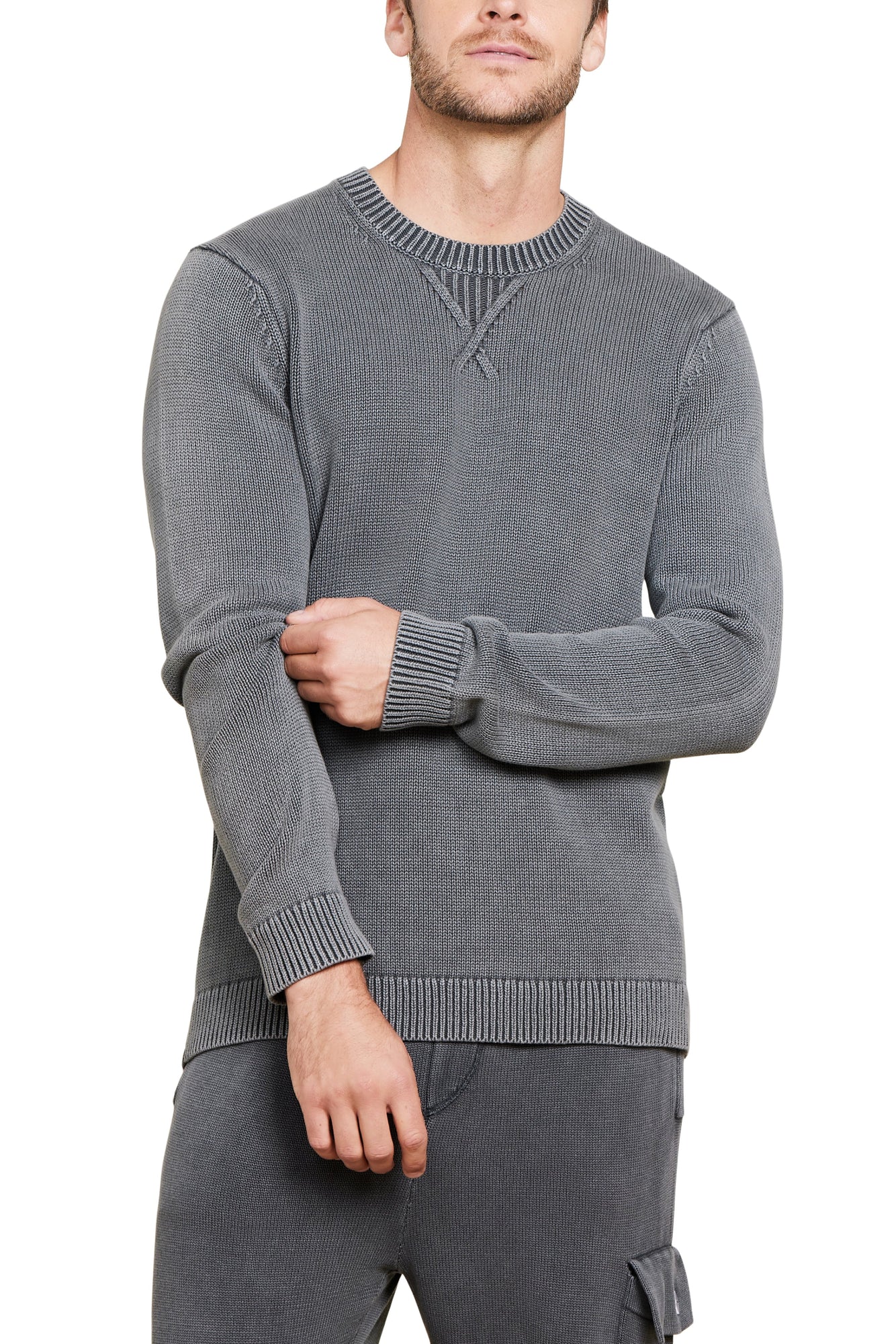 Mens | SunBleached Pullover - II | Faded Black