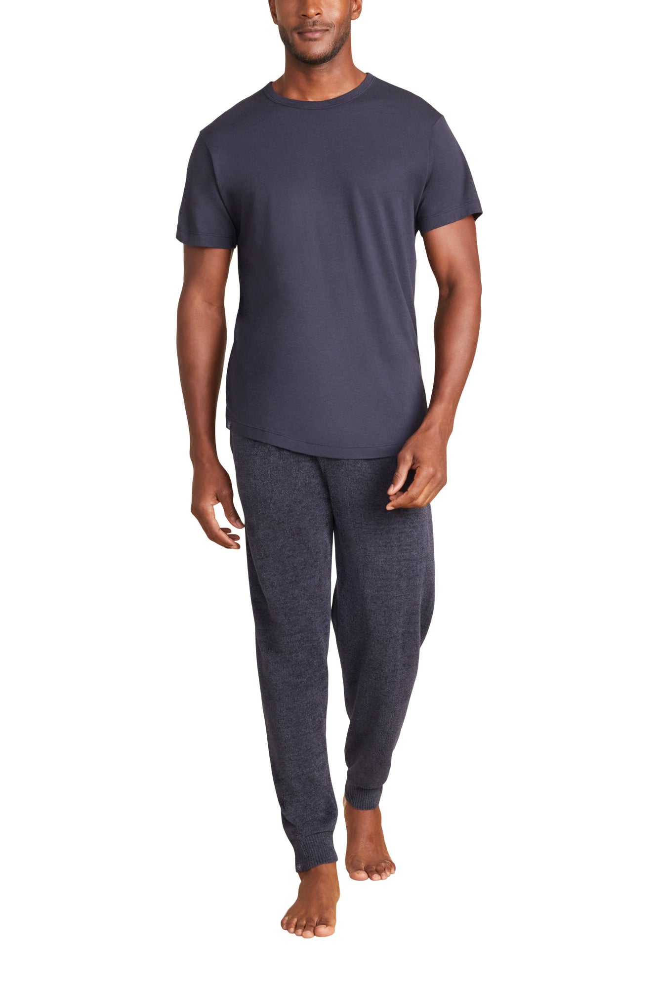 Mens | Malibu Collection Washed Jersey Short Sleeve Crew | Indigo
