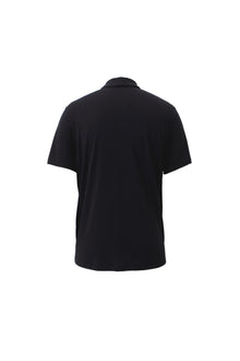 Mens | Malibu Collection Cotton Modal Button Down Polo | Black