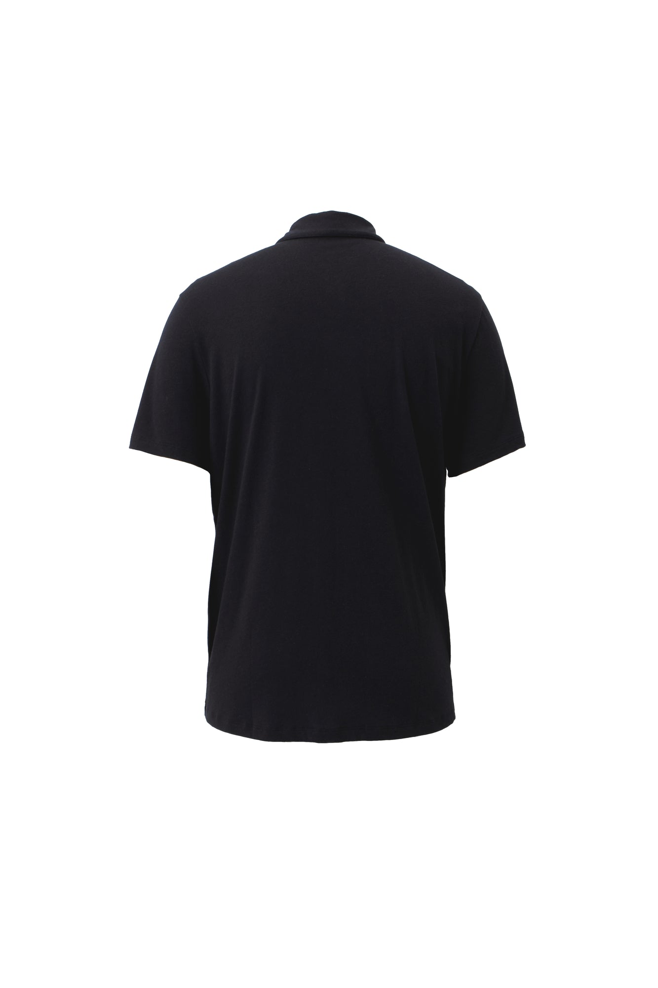 Mens | Malibu Collection Cotton Modal Button Down Polo | Black