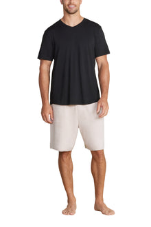 Mens | Malibu Collection Washed Jersey Short Sleeve | Black