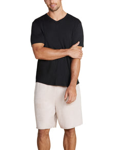 Mens | Malibu Collection Washed Jersey Short Sleeve | Black