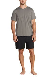 Mens | Malibu Collection Washed Jersey Short Sleeve | Steel