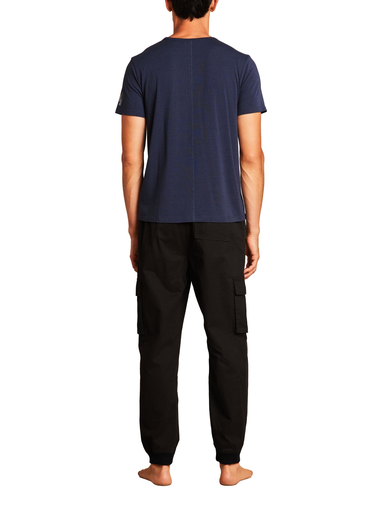 Mens | Malibu Collection Lightweight Jersey Graphic Tee | Indigo
