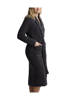 Unisex | ECO Cozychic Ribbed Robe | Carbon
