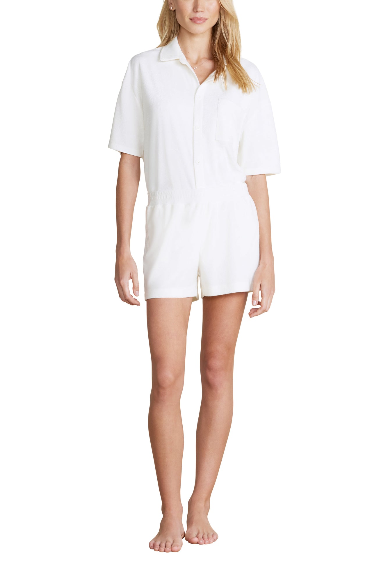 Womens | CozyTerry Short | Pearl