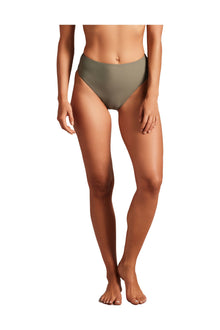 Womens | High Waist Bikini Bottom | Carbonite