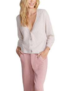 Womens | CozyChic Lite Diamond Pointelle Cardigan | Chai