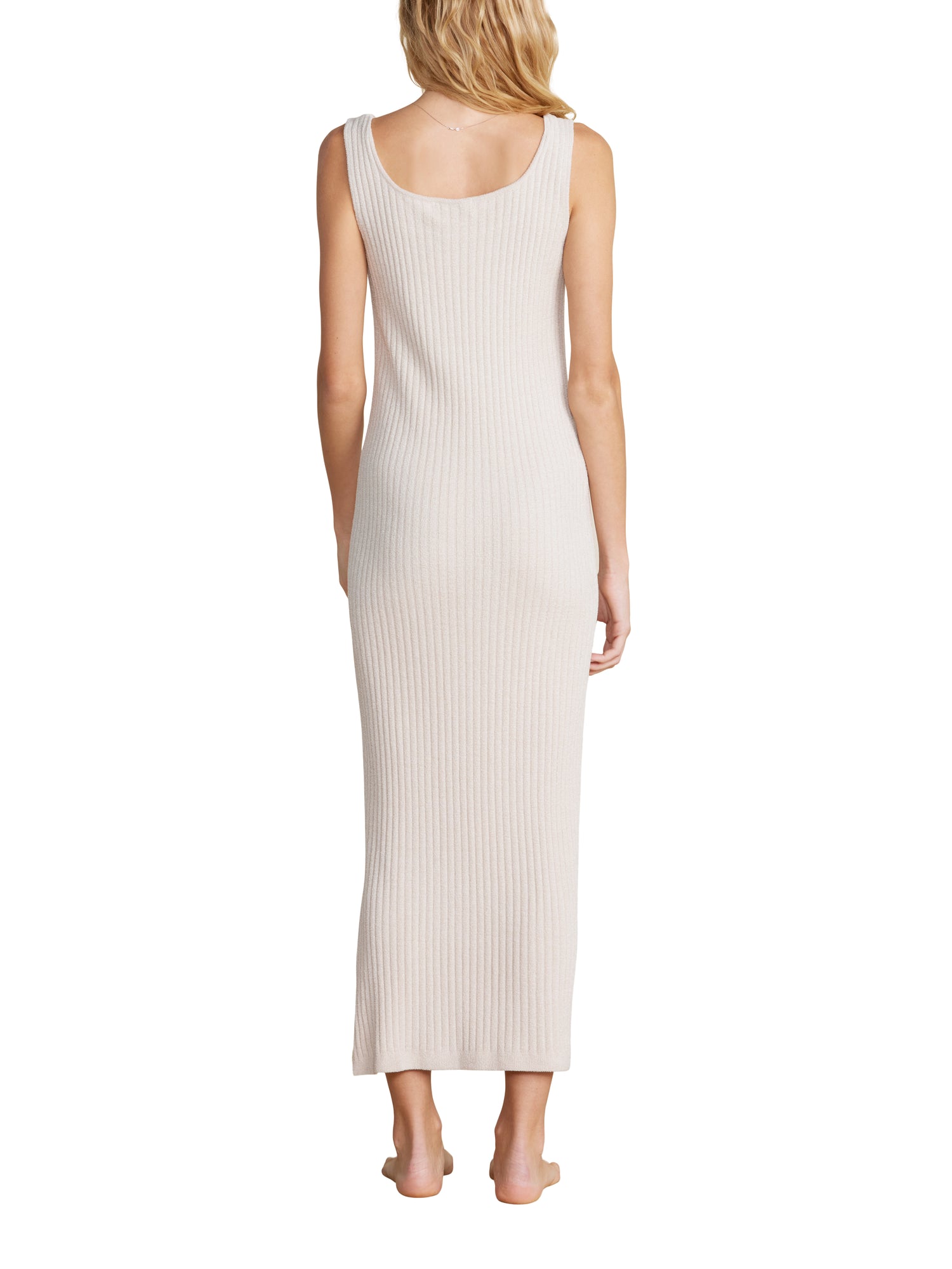 Womens | CozyChic Ultra Lite Ribbed Square Neck Dress | Bisque