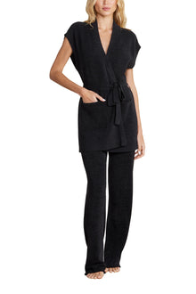 Womens | CozyChic Ultra Lite Waist Tie Vest | Black
