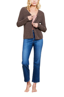 Womens | CozyChic Ultra Lite Ribbed Button Cardigan | Java