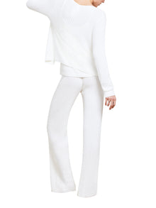 Womens | CozyChic Ultra Lite Ribbed Button Cardigan | Pearl