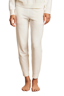 Womens | CozyChic Ultra Lite Embroidered Heart Pant | Pearl/Carbon