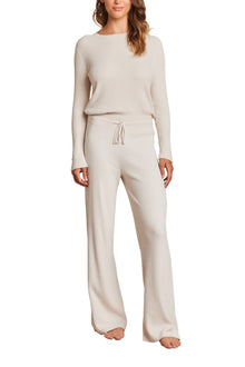 Womens | CozyChic Ultra Lite Fine Rib Pant | Sand Dune