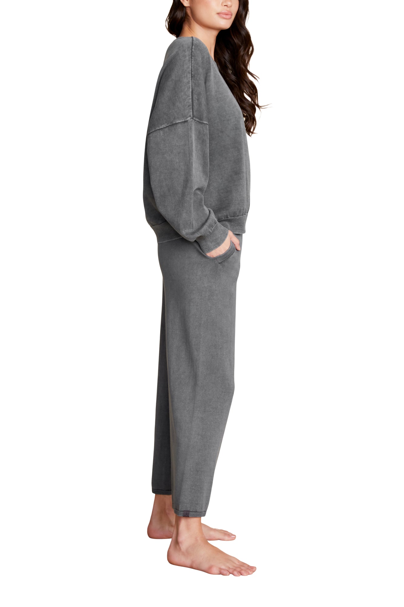Womens | SunBleached Cropped Pant | Faded Black