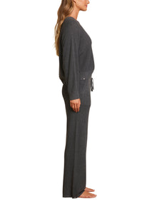Womens | Luxeblend Waffle Knit Ankle Pant | Anchor