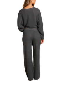Womens | Luxeblend Waffle Knit Ankle Pant | Anchor