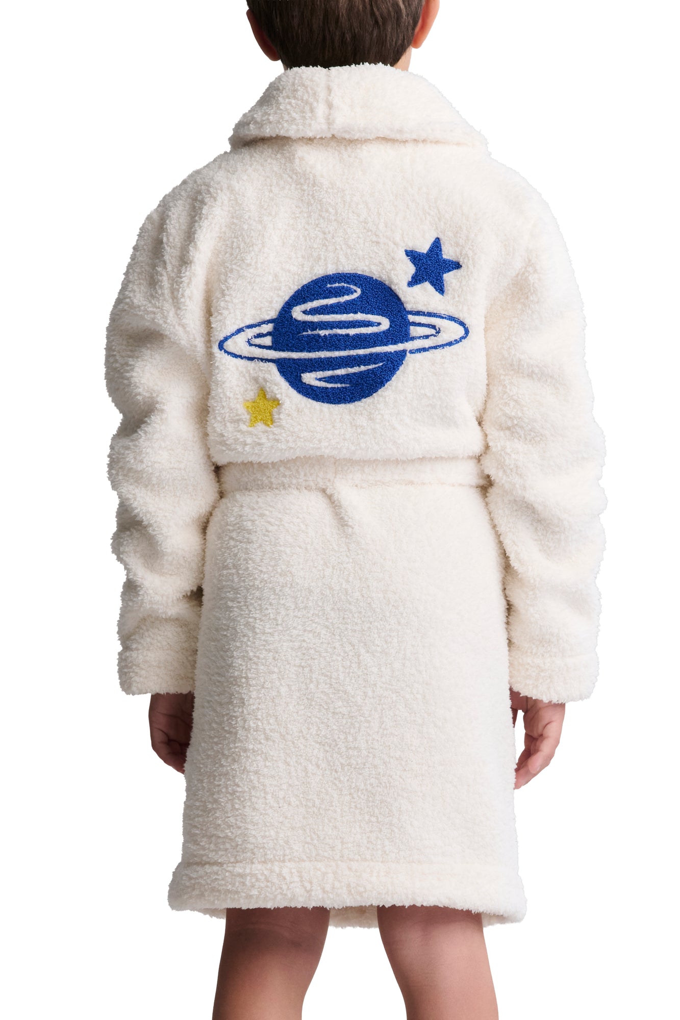 Youth | Brushed CozyChic Embroidered Planet Robe | Cream