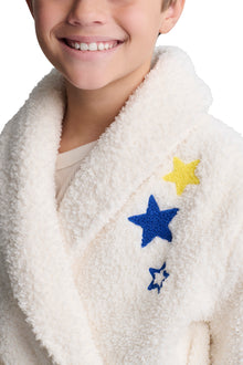 Youth | Brushed CozyChic Embroidered Planet Robe | Cream