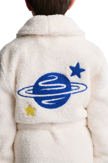 Youth | Brushed CozyChic Embroidered Planet Robe | Cream