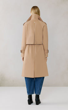 Becky-L Long Trench Coat | Teak