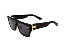Unisex | B - III Sunglass | Black - Gold | Dark Grey