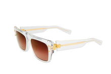 Unisex | B - III Sunglass | Crystal Clear - Gold | Rose Gradient Polarized
