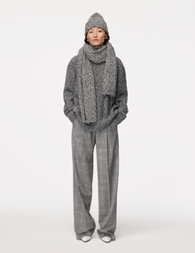 Women | Cashmere Hat | Black x Ivory