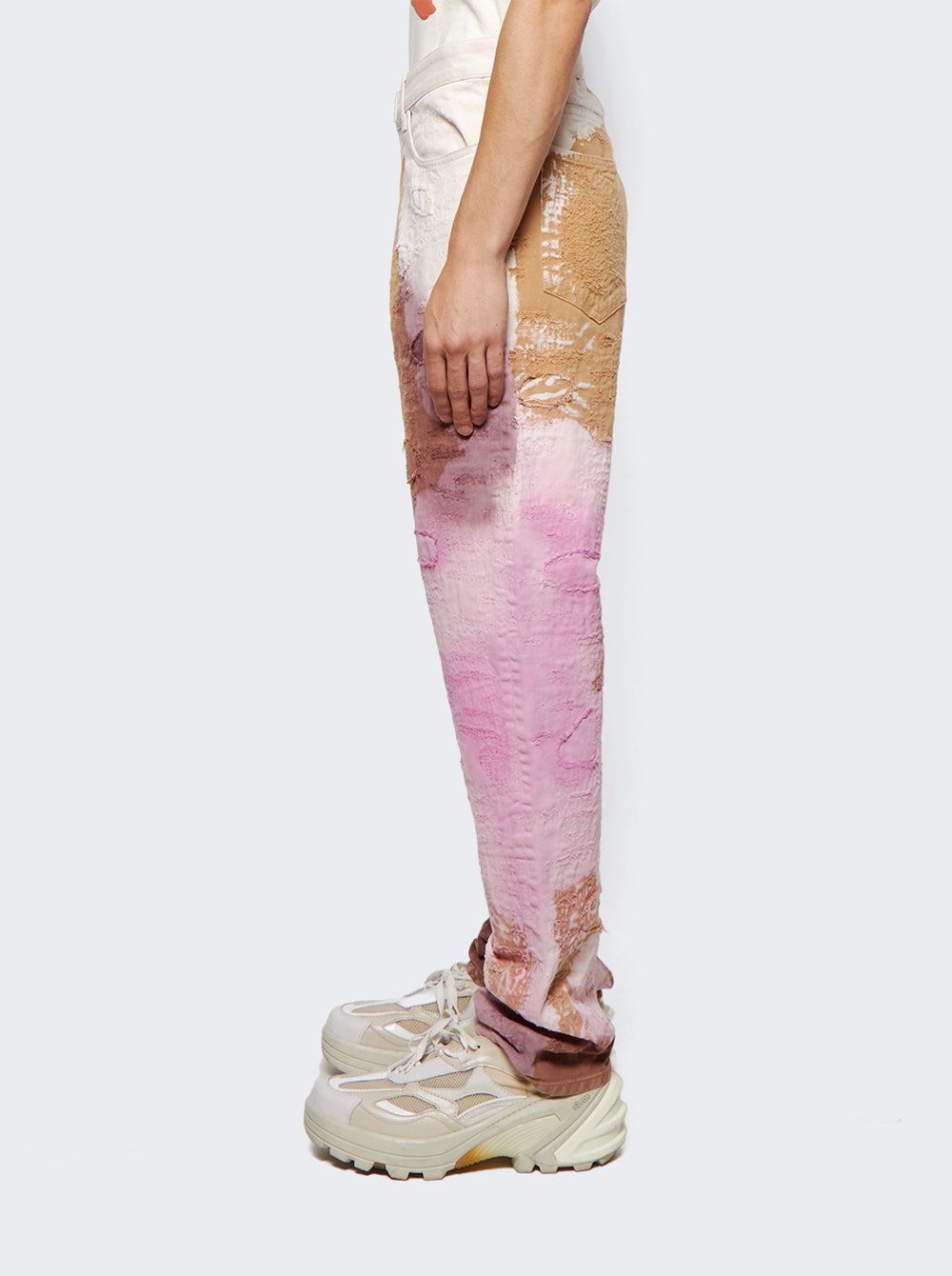 Men | Givenchy | Slim Fit 5 Pocket Trousers | Brown & Pink