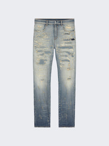 Men | Givenchy | Jeans In Rip And Repair Denim | Light Blue