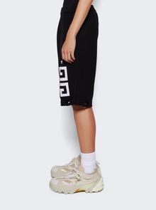 Men | Givenchy | 4g Stars Knit Bermuda Shorts | Black & White
