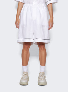 Men | Givenchy | Fluid Linen Shorts | Optic White