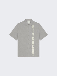 Men | Givenchy | Short Sleeve Shirt | Light Grey Mélange
