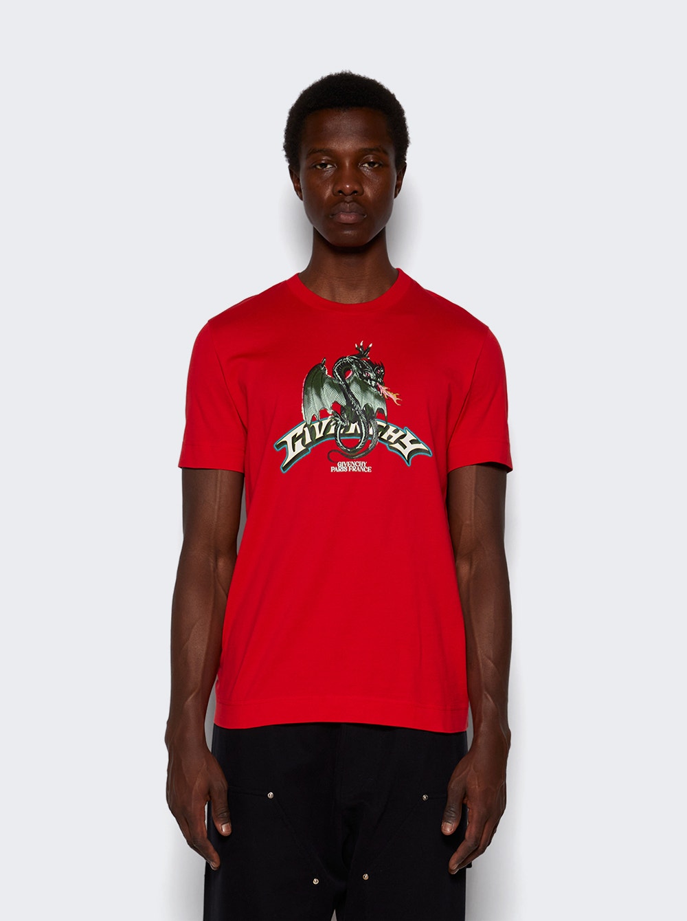 Men | Givenchy | Logo Tee | Red