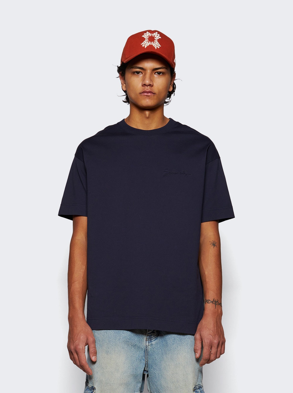 Men | Givenchy | Standard Short Sleeve Tee | Dark Blue